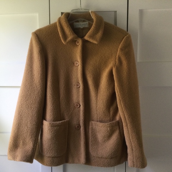 SANDRO Button Up Teddy Bear Jacket Coat - Picture 2 of 5